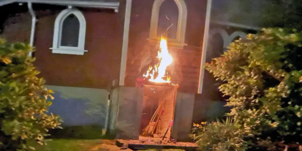Tofino Church Torched by Vandals