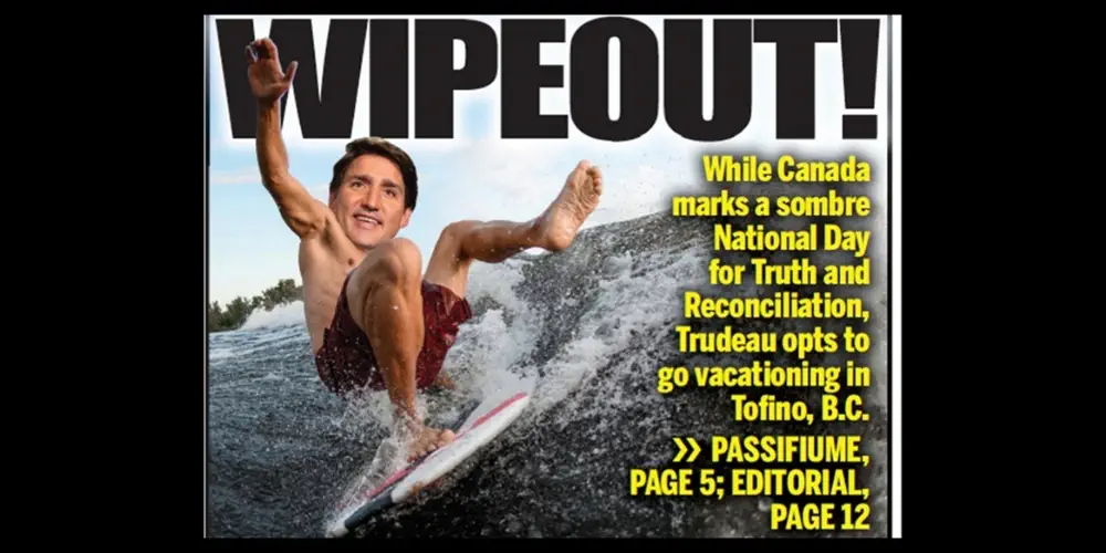 Trudeau's Tofino Time Warp
