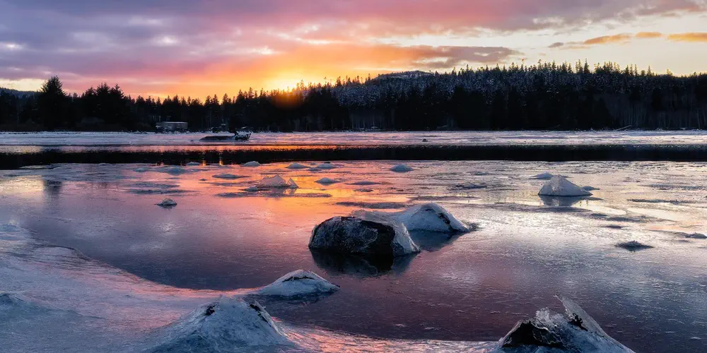 What We Love: Sunsets Over Icy Bay