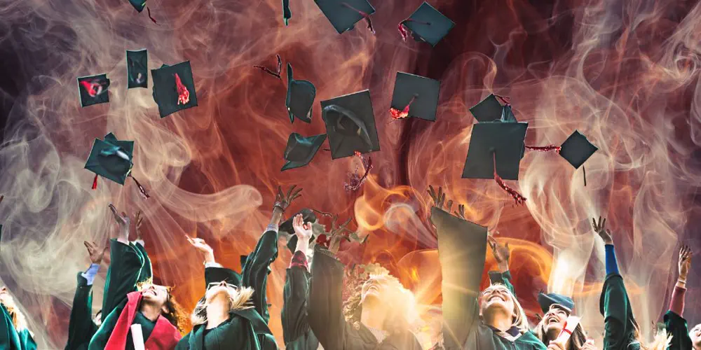 Alberni's Graduation Plans Go Up in Smoke