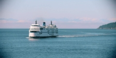 Ferry on the water