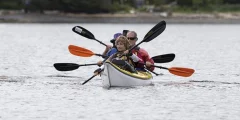 Kayakers at West Coast Expeditions